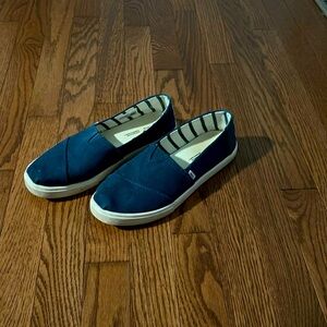Navy Toms- Heritage Canvas